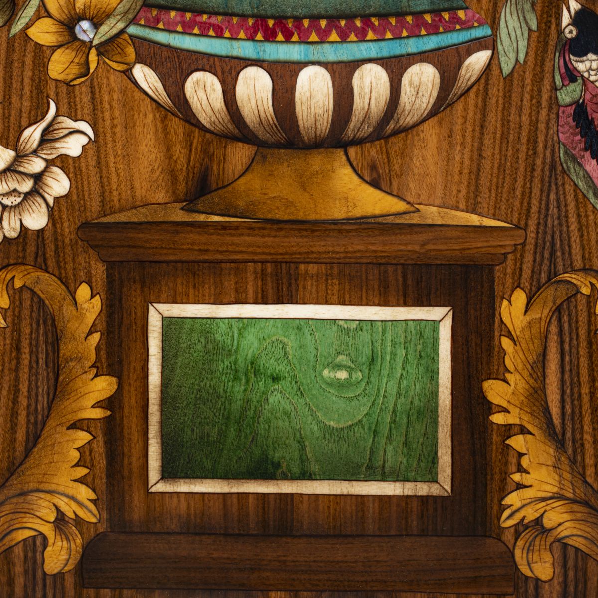 Tranh Khảm Gỗ Ngàn Hoa 02 (Xanh lục) 5