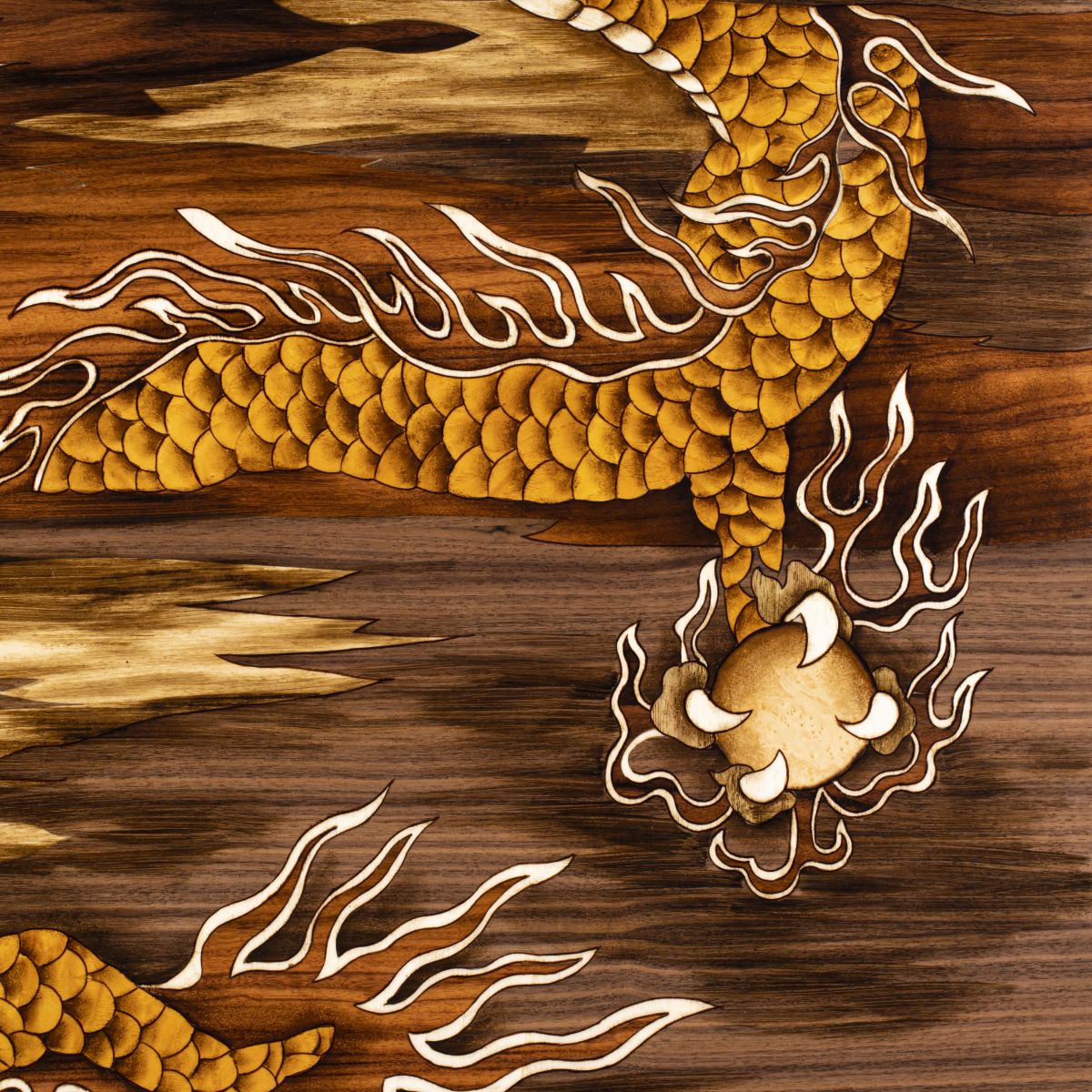 Tranh Khảm Gỗ Long Vân Đồ 4