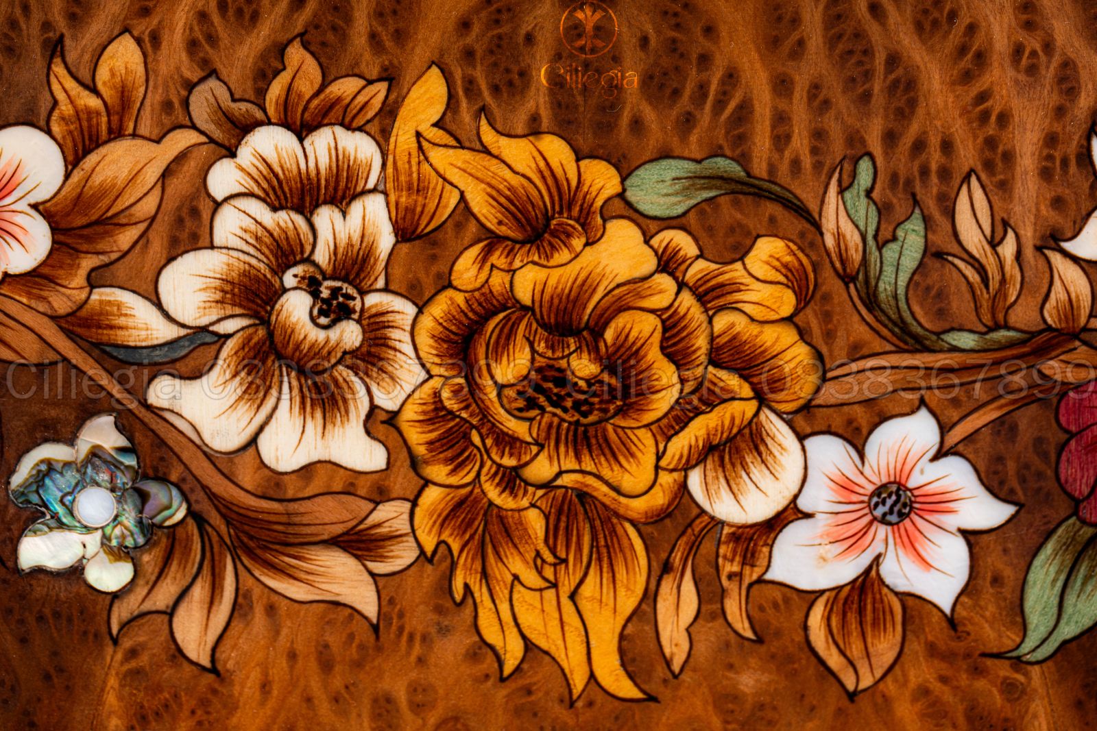 Bảng Treo Khảm Gỗ 01 4