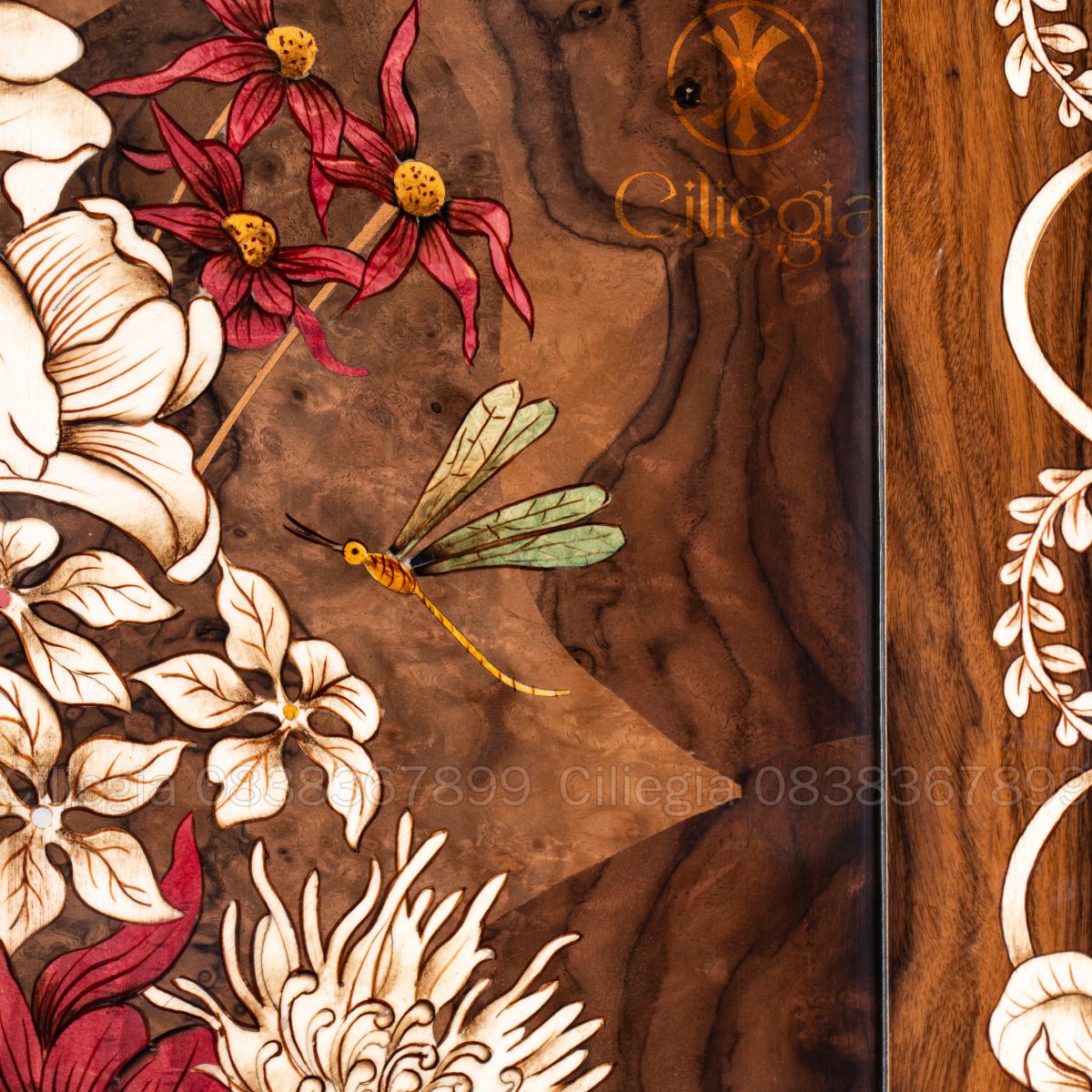 Tranh Khảm Gỗ Ngàn Hoa 03 5