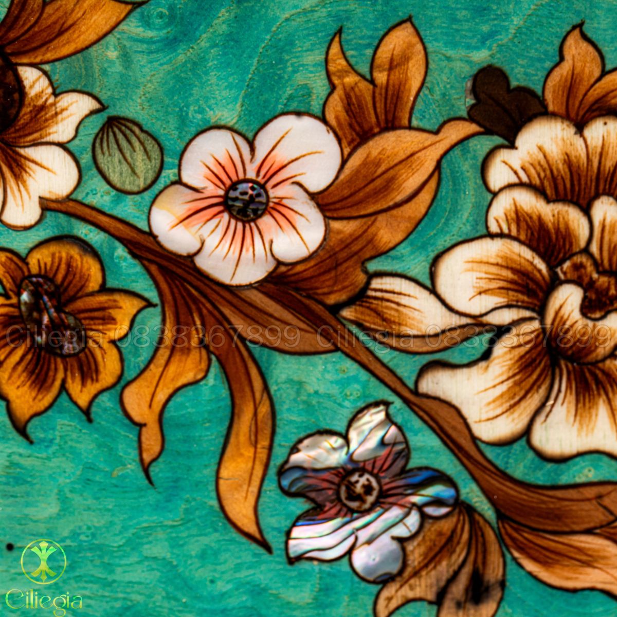 Bảng Treo Khảm Gỗ 03 7