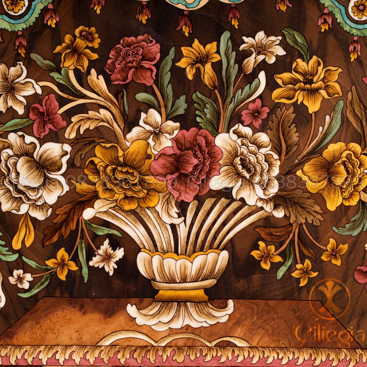 Tranh Khảm Gỗ Ngàn Hoa 05 2