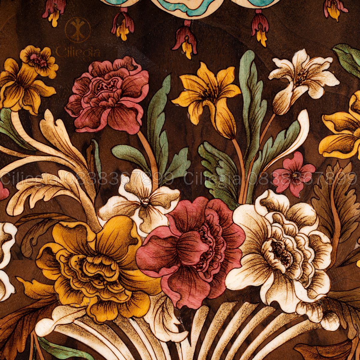 Tranh Khảm Gỗ Ngàn Hoa 05 3