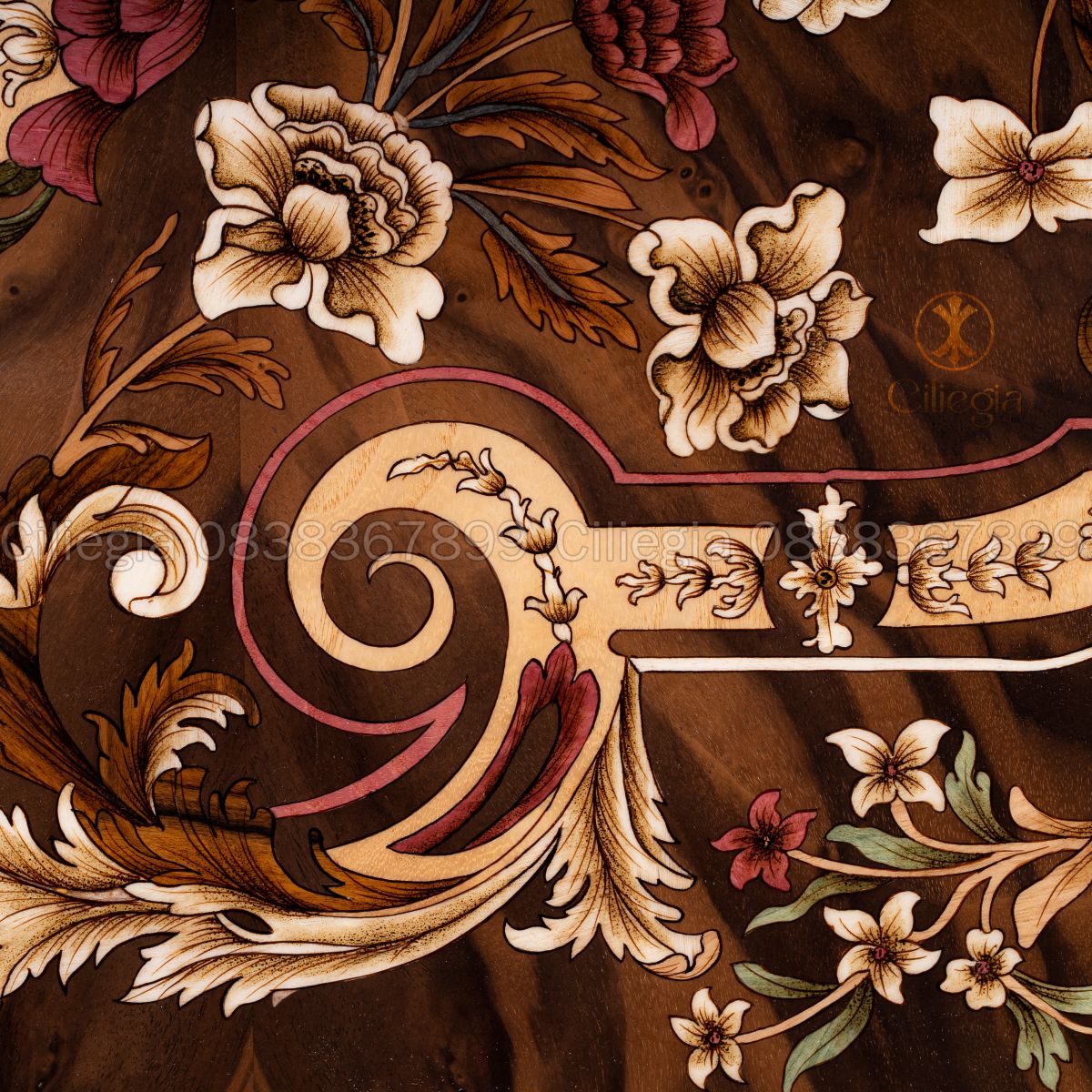 Tranh Khảm Gỗ Ngàn Hoa 05 4