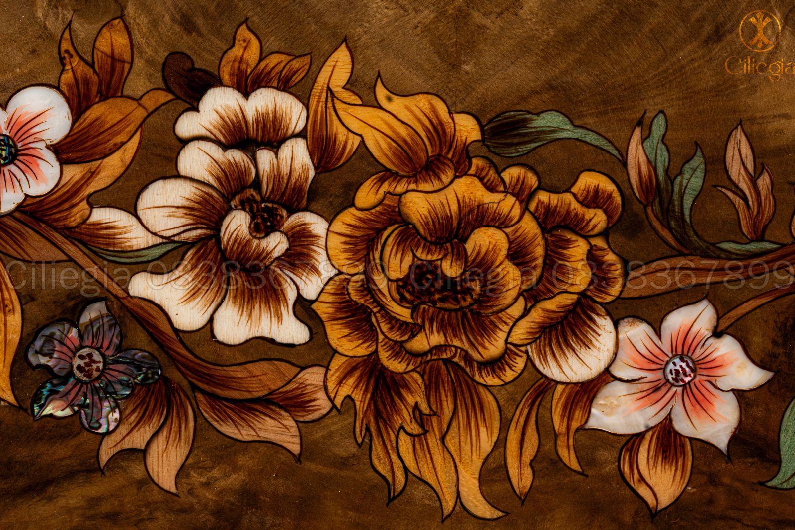 Bảng Treo Khảm Gỗ 05 3