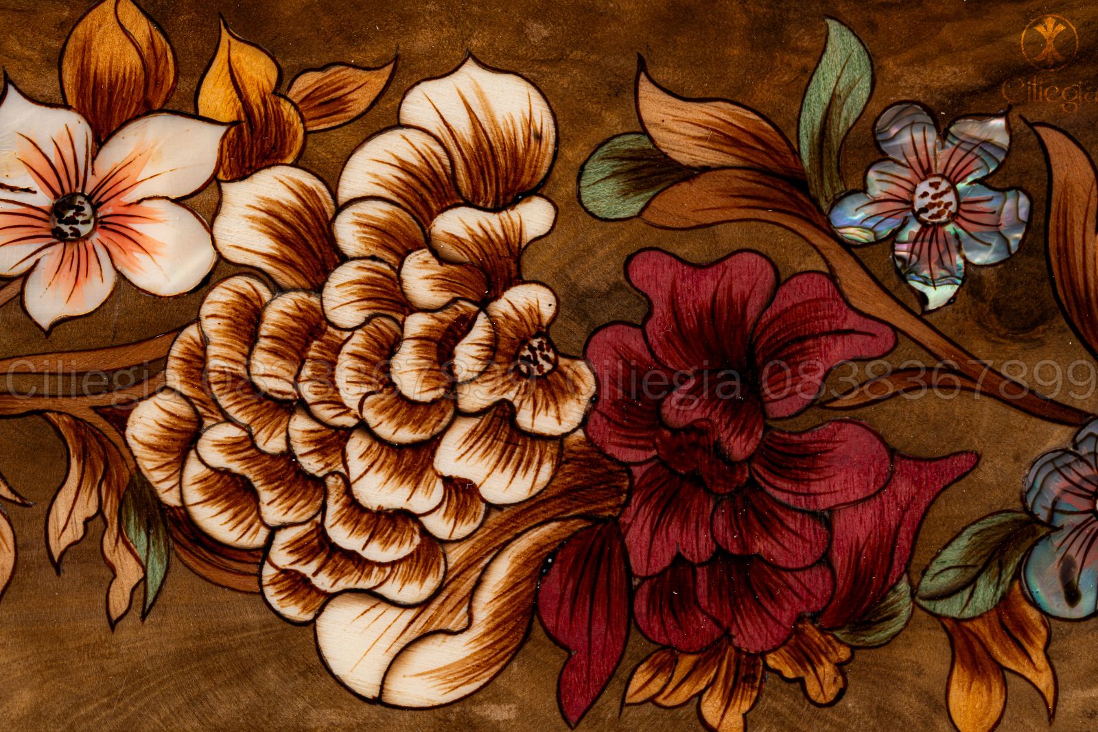 Bảng Treo Khảm Gỗ 05 4