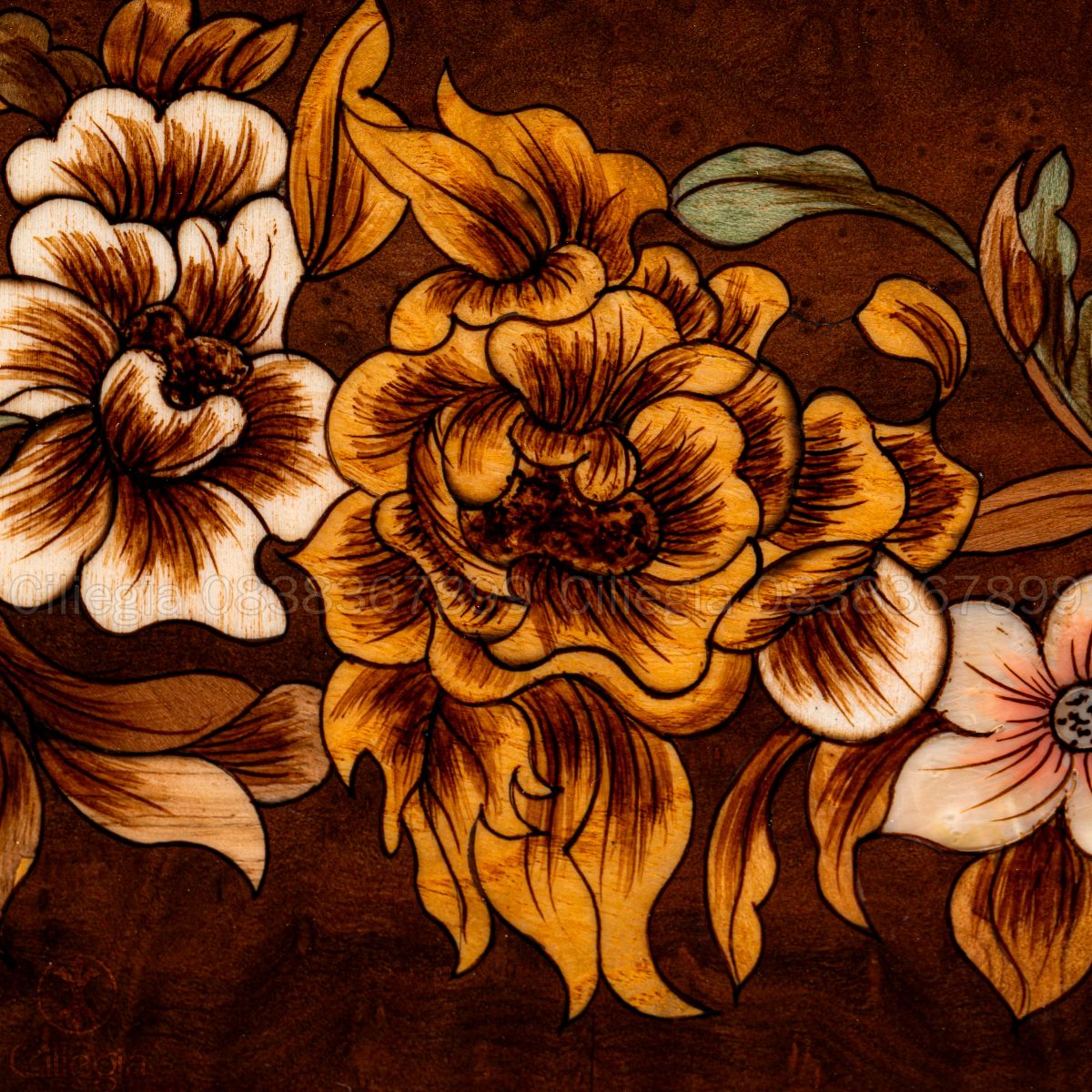 Bảng Treo Khảm Gỗ 02 3