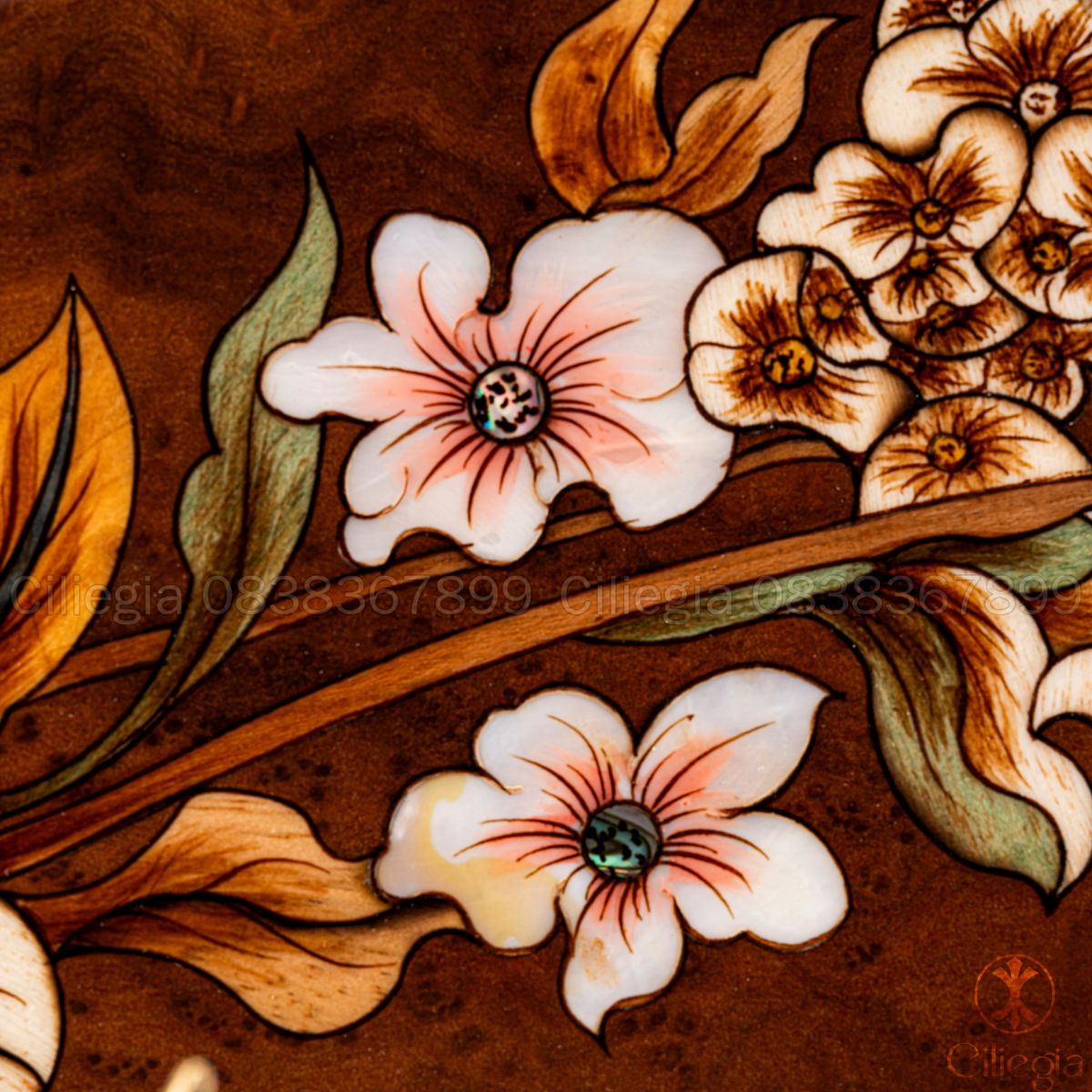 Bảng Treo Khảm Gỗ 02 5